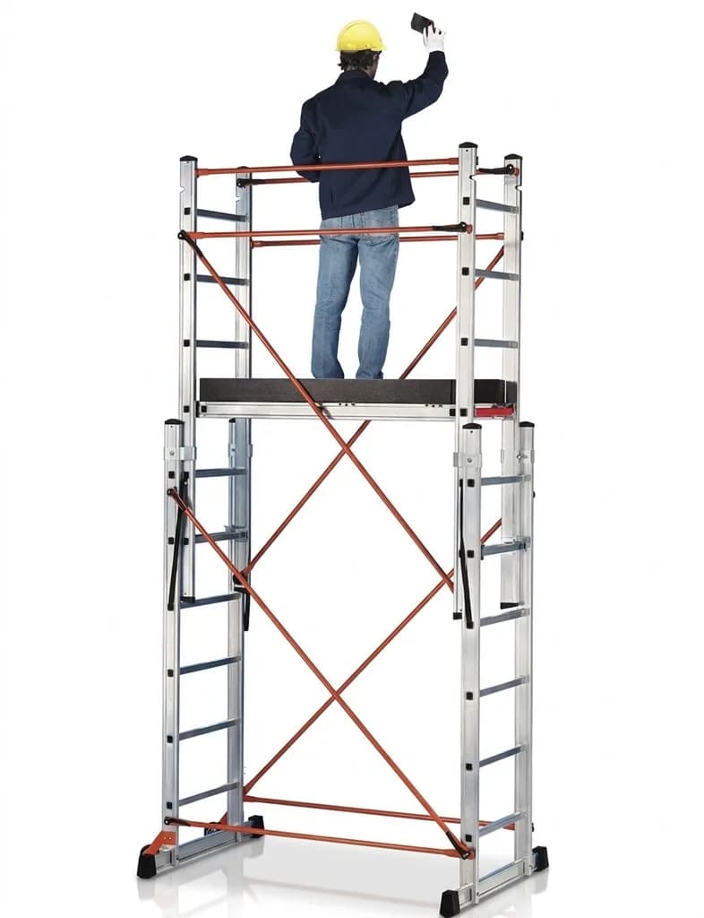 Подмости Svelt TARGET+, 3,55 м, 4 колеса ATTARGET+/1