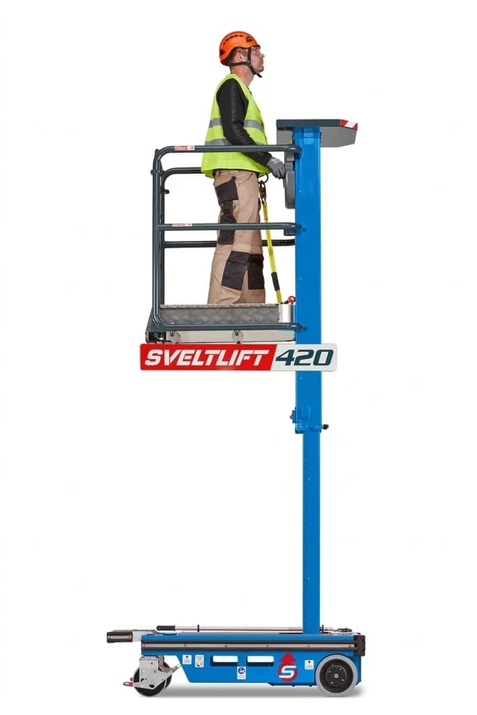 Вертикальная микроплатформа Svelt с ручным подъемом Sveltlift 420