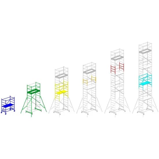 Вышка-тура Svelt MILLENIUM S алюминиевая 2,85 м