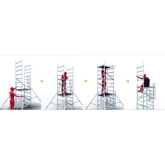 Вышка-тура Svelt PROTUBE MINI модульная алюминиевая 2,68 м