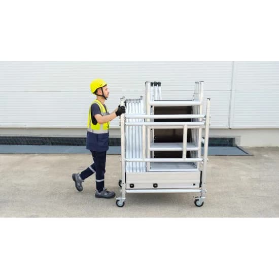 Вышка-тура Svelt PROTUBE MINI алюминиевая 6,28 м (модуль A+B+C+B)