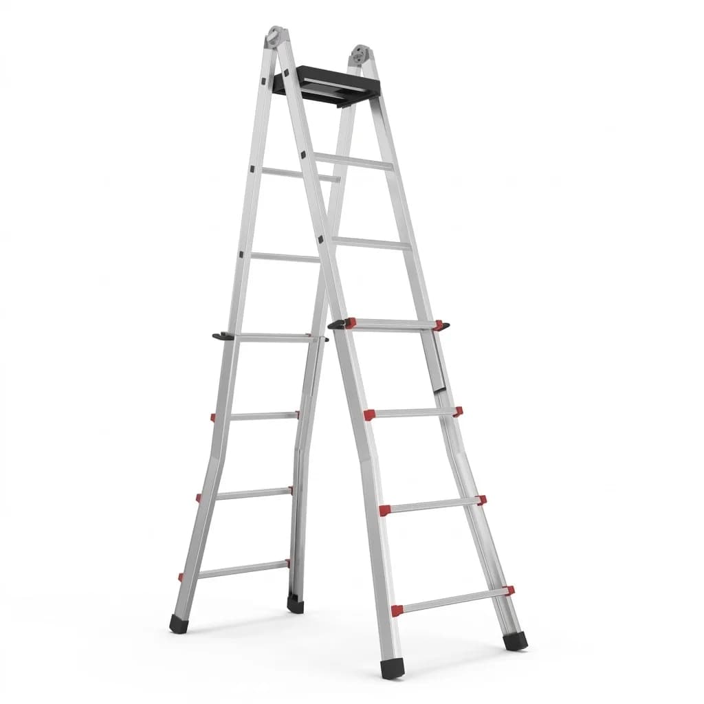 Лестница-стремянка телескопическая Svelt Scalissima 8+8 ступеней